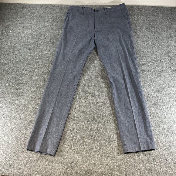 J.Crew Other - J.Crew 484 Slim Fit Stretch Pants Mens 32x32 Blue Heathered Chino Trousers